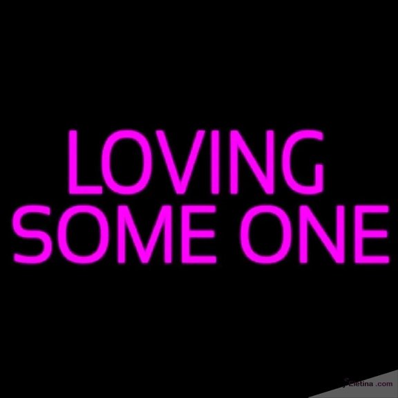 Neon Signs for Wall Decor Loving Some One Handmade Art Sign Neon Led Tubing 15x17inch