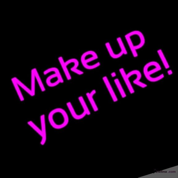 Neon Signs for Wall Decor Make Up Your Like Handmade Art Sign Neon Led Tubing 15x17inch