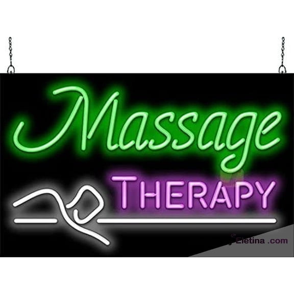 Neon Signs for Wall Decor Massage Therapy Sign Neon Led Tubing16x20inch