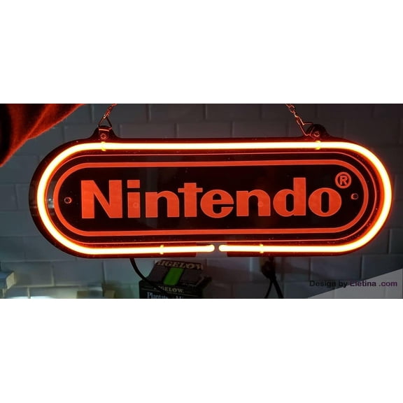 Neon Signs for Wall Decor Nintendos Sign D Carved Acrylic Beer Pub Bar Handmade Light Anintendodr Neon Led Tubing16x20inch