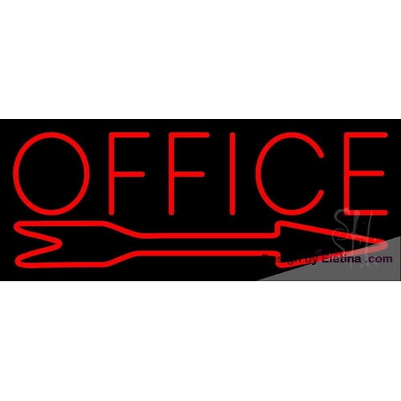 Neon Signs for Wall Decor Office With Arrow Sign Neon Led Tubing 15x17inch