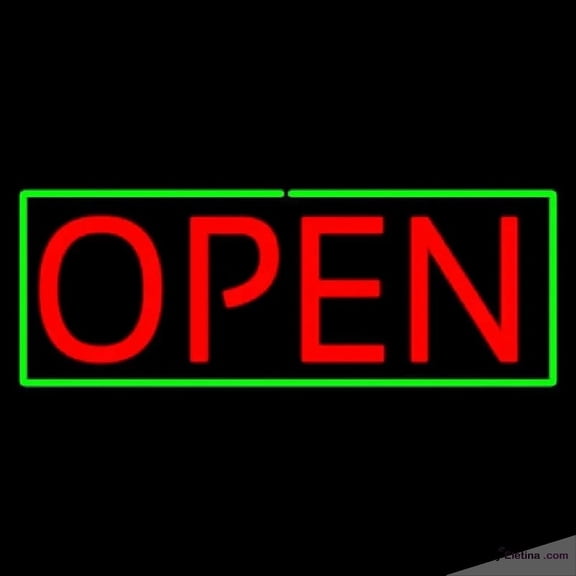 Neon Signs for Wall Decor Open Gr Handmade Art Sign Neon Led Tubing16x20inch