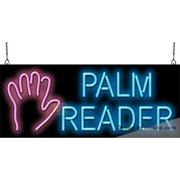Neon Signs for Wall Decor Palm Reader Sign Neon Led Tubing 15x17inch