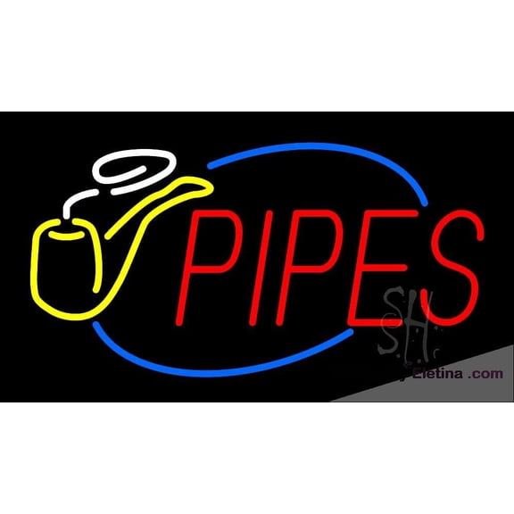 Neon Signs for Wall Decor Pipes Sign Neon Led Tubing16x20inch