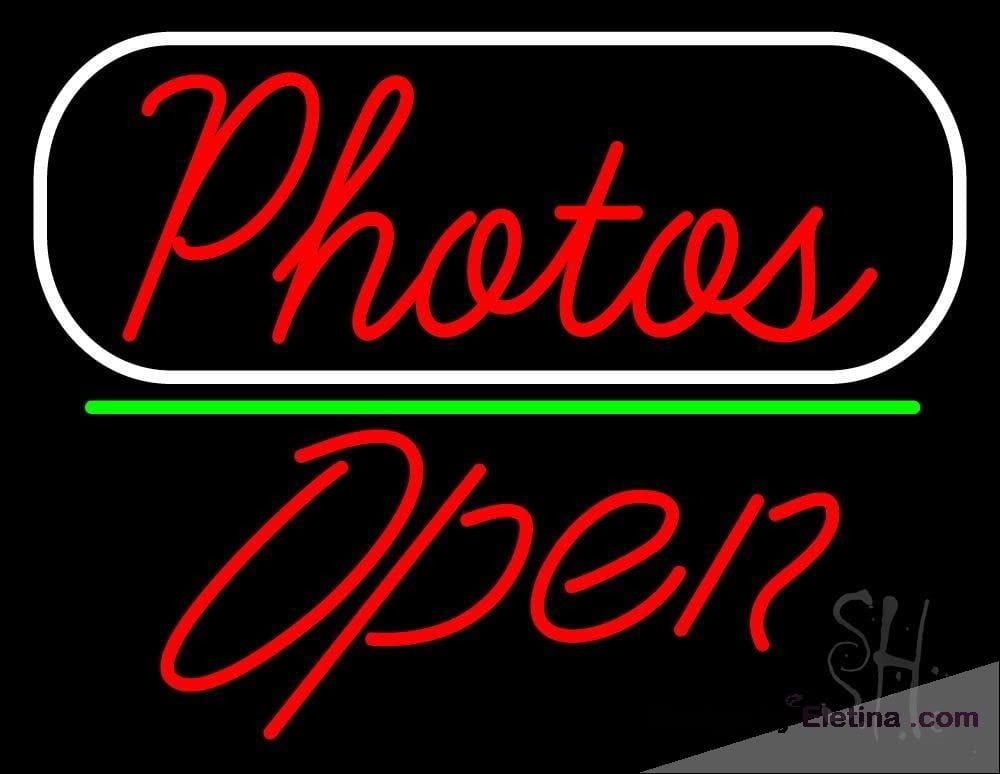 Neon Signs for Wall Decor Red Cursive Photos With Open Sign Neon Led ...