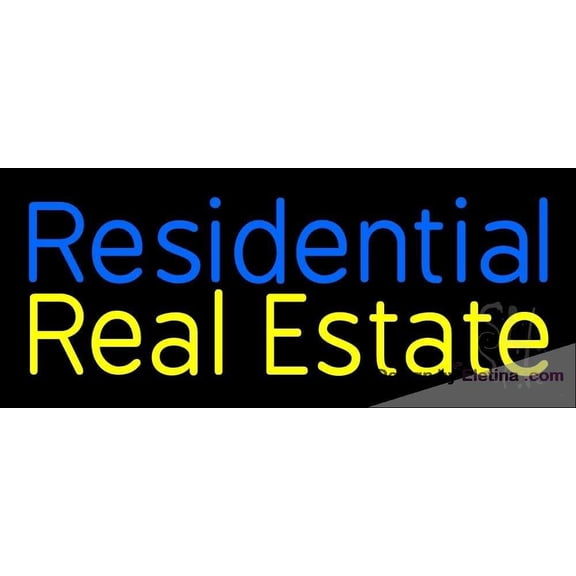 Neon Signs for Wall Decor Residential Real Estate Sign Neon Led Tubing16x20inch