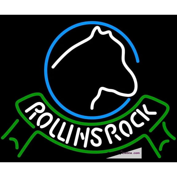 Neon Signs for Wall Decor Rolling Rock Beer Sign Neon Led Tubing 15x17inch
