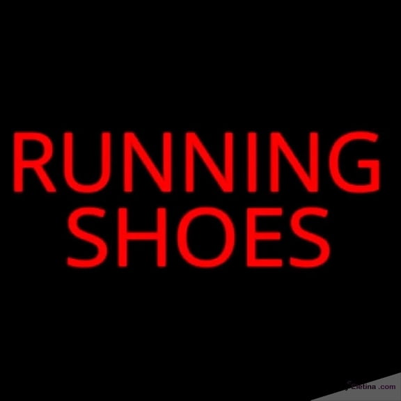 Neon Signs for Wall Decor Running Shoes Handmade Art Sign Neon Led Tubing16x20inch