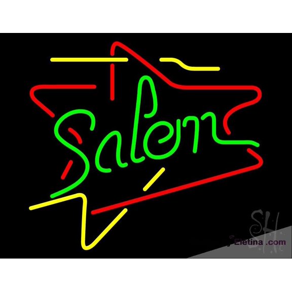 Neon Signs for Wall Decor Salem Triangles Sign Neon Led Tubing16x20inch