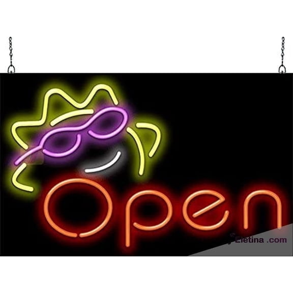 Neon Signs for Wall Decor Sunshine Open l Sign Neon Led Tubing16x20inch