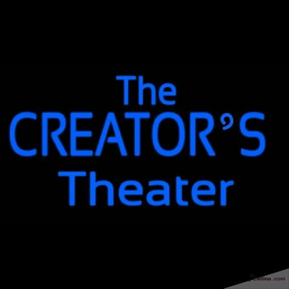 Neon Signs for Wall Decor The Creators Theater Handmade Art Sign Neon Led Tubing16x20inch