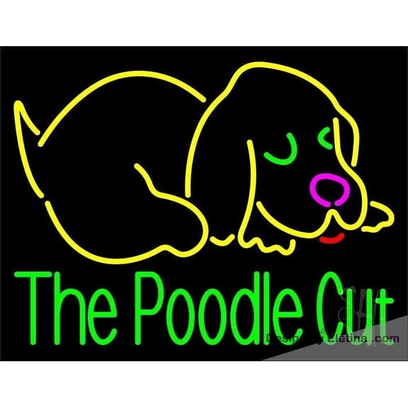 Neon Signs for Wall Decor The Poodle Cut Sign Neon Led Tubing16x20inch