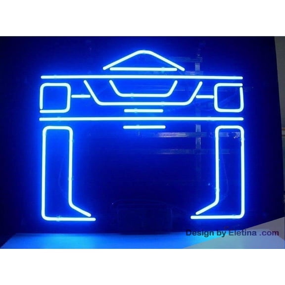 Neon Signs for Wall Decor Tron Recognizer Arcade Game Room Blue Sign Light Man Cave Bar Pub Beer Gift Lamp Attgrb Neon Led Tubing16x20inch