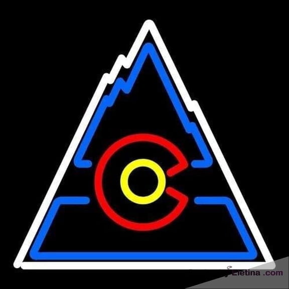 Neon Signs for Wall Decor " Vivid Colorados Sports Team Rockie Field Sign Light Lamp Cute Bright Sts Neon Led Tubing16x20inch