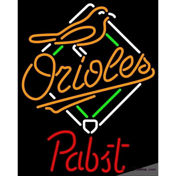 Neon Signs for Wall Decor " Vivid Coronas Light Baltimores Sports Team Oriole Sign Light Lamp Cute Bright Sts Neon Led Tubing16x20inch