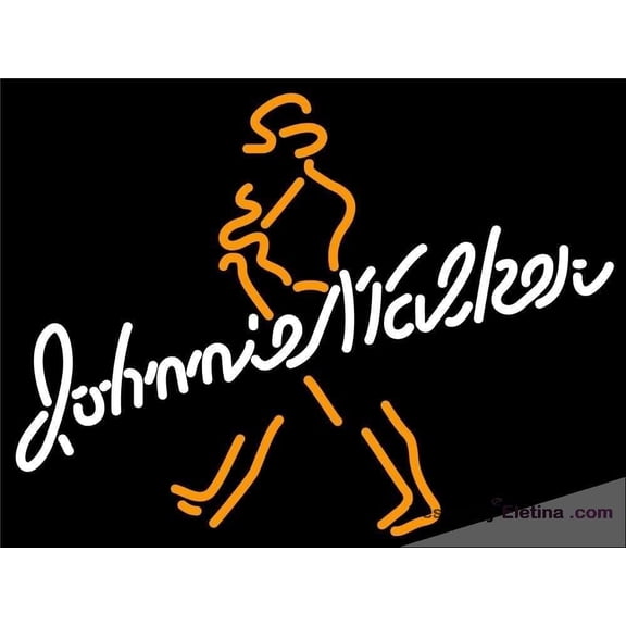 Neon Signs for Wall Decor " Vivid Johnnie Walkers Whiskey Sign Light Lamp Cute Bright Nst Neon Led Tubing16x20inch