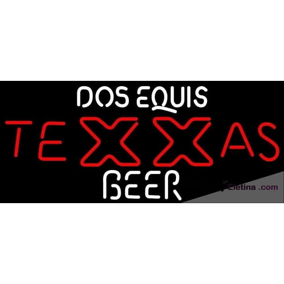 Neon Signs for Wall Decor " Vivid Texas Dos Equis Xx Cerveza Texxas Sign Light Lamp Cute Bright Nst Neon Led Tubing16x20inch