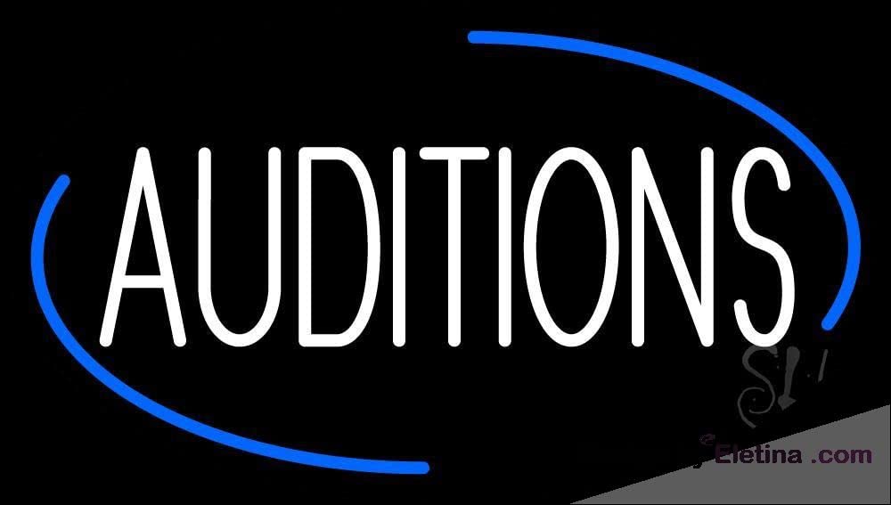 Neon Signs for Wall Decor White Auditions Sign Neon Led Tubing ...