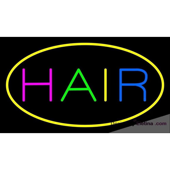 Neon Signs for Wall Decor White Palm Reading Blue Border Sign Neon Led Tubing16x20inch