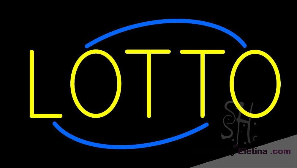 Neon Signs for Wall Decor Yellow Lotto Sign Neon Led Tubing 15x17inch ...
