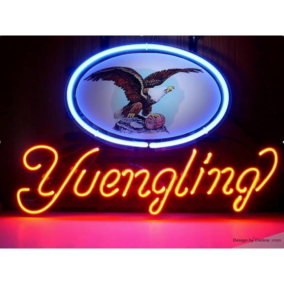 Neon Signs for Wall Decor Yuenglings Eagle Sign Light Man Cave Bar Pub Beer Gift Lamp Aylelb Neon Led Tubing16x20inch