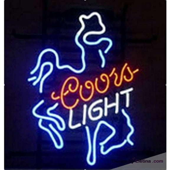 Neon Signs for Wall Decor in Coor Lights Cowboy Sign Acrylic Gift Artwork Window Light Lamp Neon Led Tubing16x20inch