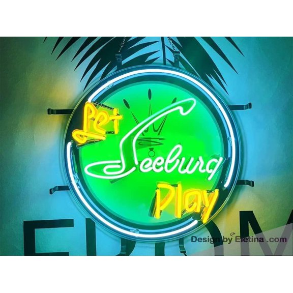 Neon Signs for Wall Decor inin Let Seeburg Play Sign Light Lamp With Hd Vivid Printing Tech Artwork Neon Led Tubing16x20inch