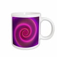thumbnail image 1 of 3drose, Neon Spiral - Pink and Purple Neon Light Graphic, 15oz Mug, 1 of 6