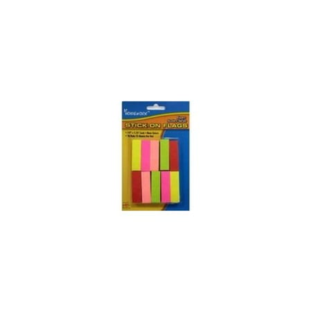 Neon Stick-On Flags (48 Units Included)