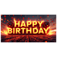 thumbnail image 1 of Neon Style Happy Birthday Banner with Racing Track Elements Party Decoration Backdrop for Birthday Party Celebrations Photography Props Decorations, 1 of 8