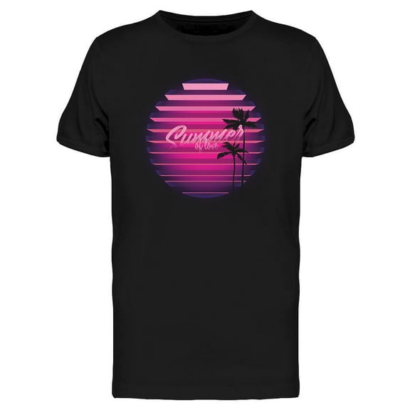 Neon Style Summer Of Love T-Shirt Men -Image by Shutterstock, Male Medium