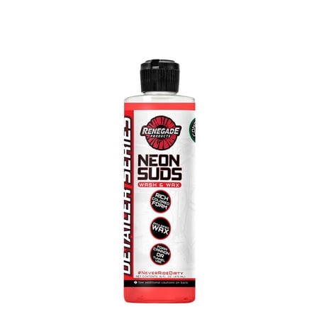 Neon Suds Colored Wash & Wax (Red, 1 Gallon)