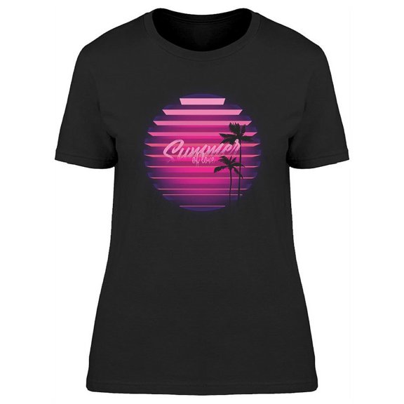 Neon Summer Of Love T-Shirt Women -Image by Shutterstock, Female Large