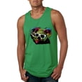 thumbnail image 1 of Neon Technicolor Trippy Party Rainbow Koala | Mens Animal Lover Graphic Tank Top, Kelly, X-Large, 1 of 4