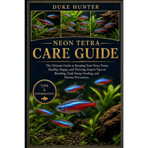 Neon Tetra Care Guide: The Ultimate Guide to Keeping Your Neon Tetras Healthy, Happy, and Thriving: Expert Tips on Breed, (Paperback)