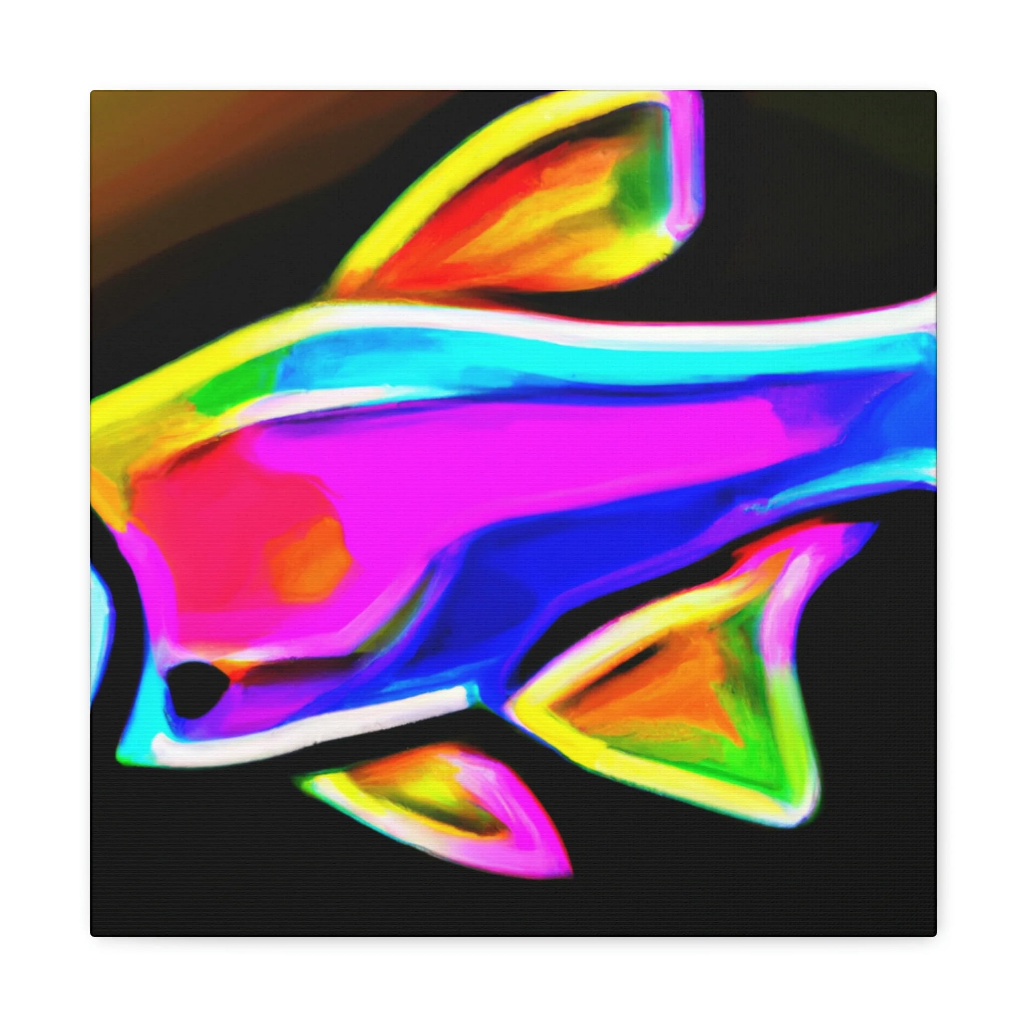 Neon Tetra Pop Art - Canvas - Walmart.com