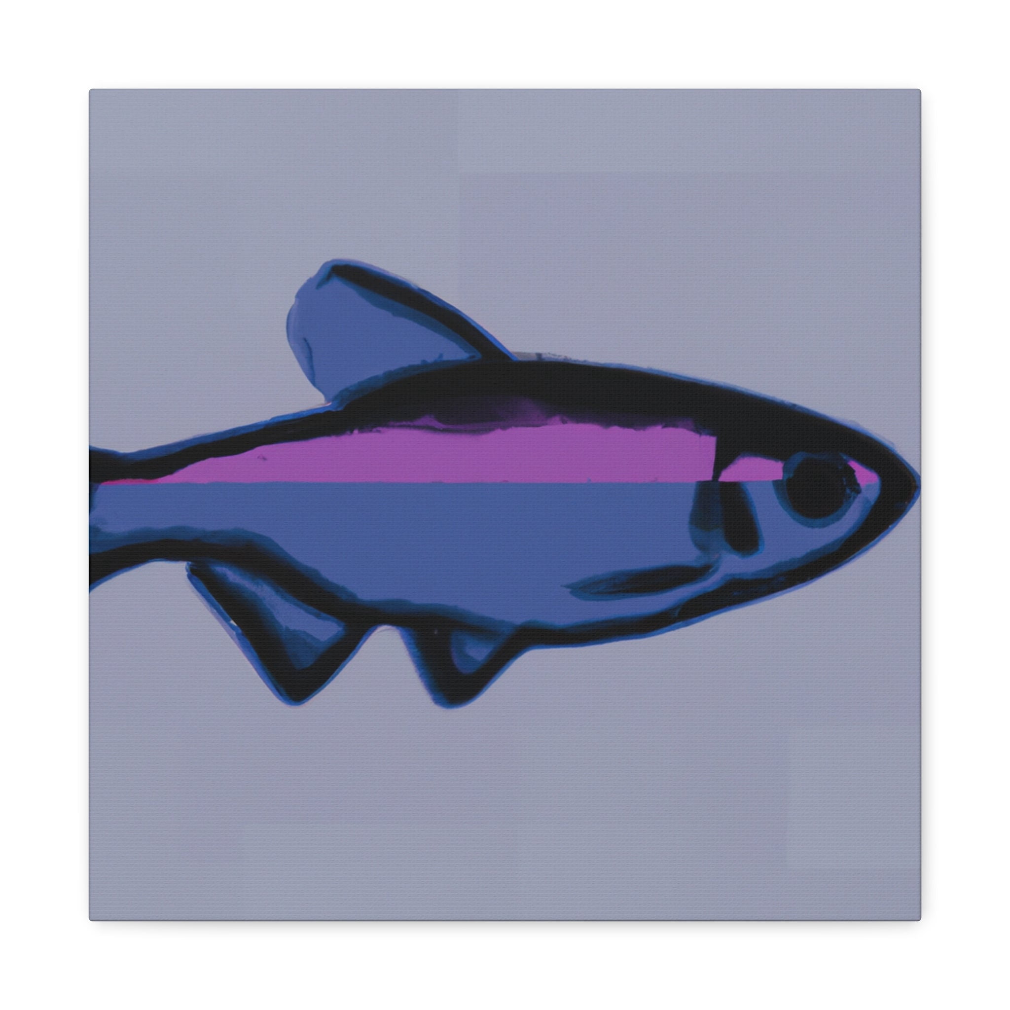 Neon Tetra Pop Art - Canvas - Walmart.com