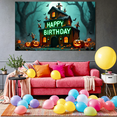 thumbnail image 1 of Neon Theme Banner Spooky Halloween Decorative Colorful Design for Birthday Party Holiday Event Indoor Decoration, 1 of 9