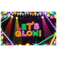 thumbnail image 1 of Neon Theme Glow Party Banner Colorful Design for Dance Party Indoor Event Celebration, 1 of 9