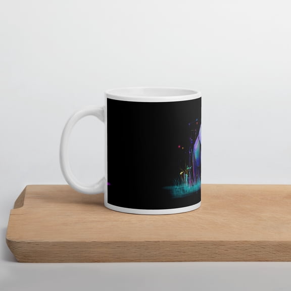 Neon Titan Elephant  Bold 11oz Ceramic Mug