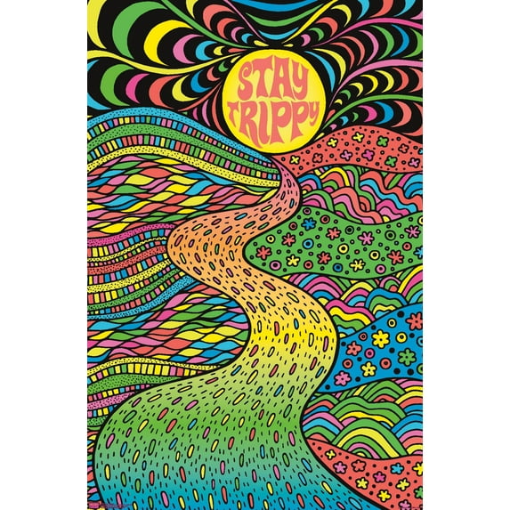 Neon - Trippy Neon Wall Poster,