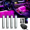 thumbnail image 1 of Neon Universal Car Ambient Light RGB Backlight LED Foot Strip APP Control Auto Decorative Off Road 4x4 SUV Interior Atmosphere, 1 of 5