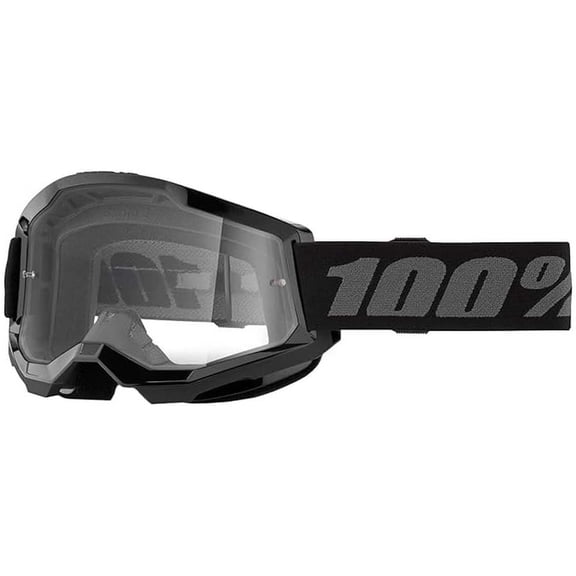 Neon Yellow Strata 2 Moto/MTB Goggles by 100%