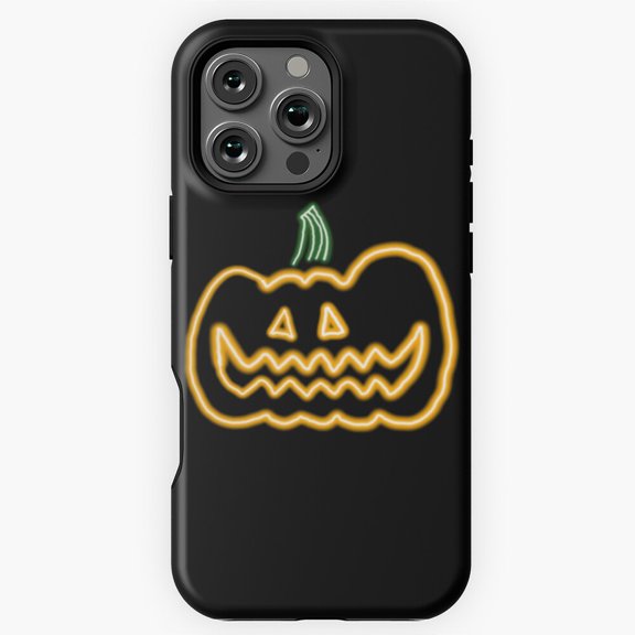 Neon jack o lantern Phone Case for iPhone 16 15 14 13 12 11 Pro Max M5911171