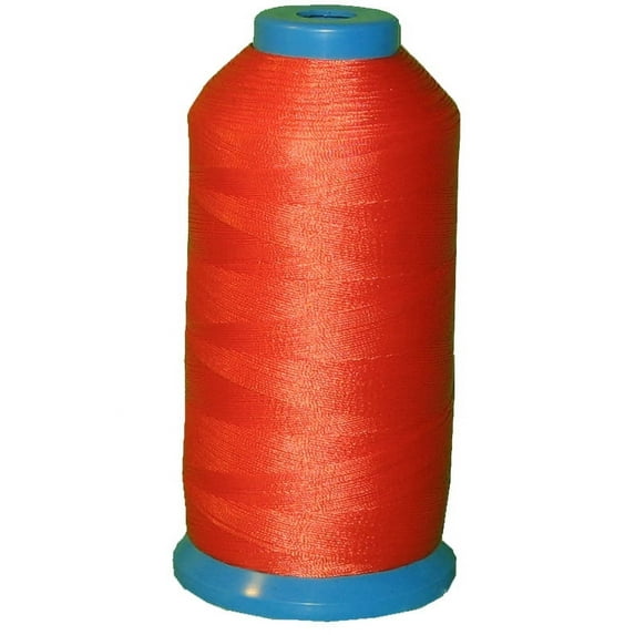 Neon orange Bonded Nylon Sewing Thread T70 #69 1500 Yard for Outdoor, Upholstery, Leather