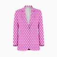 thumbnail image 1 of Neon pink stars Men's Suit Blazer Casual Party Wear Slim Fit Suit Jacket Fashionable Luxury British Style Men Suit Coat, 1 of 5