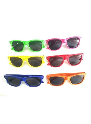 Shop Quality Sunglasses - Buy Assorted White Frame Neon Classic Sunglasses  Online
