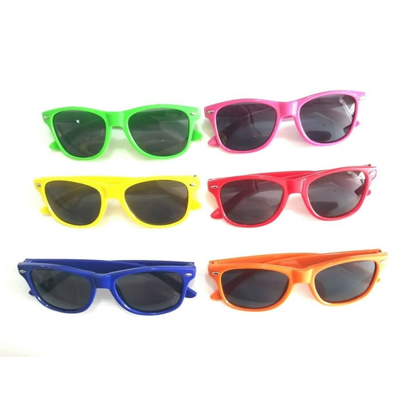 NeonWonder 24 pc Neon Kids Sunglasses Assorted Party Pack - Multicolor