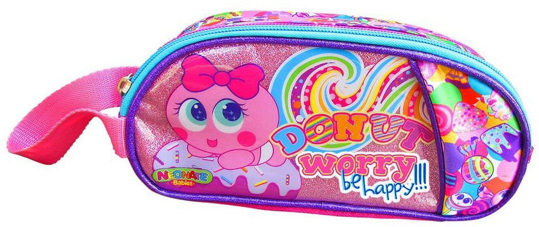Neonate Babies Donut Worry Be Happy Pencil Case