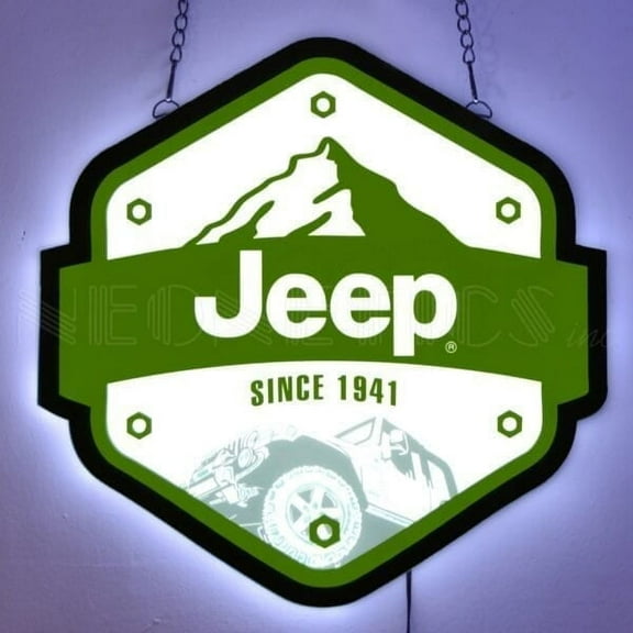 Neonetics Jeep Since 1941 Slim Line LED Lighted Sign 7LEDJP